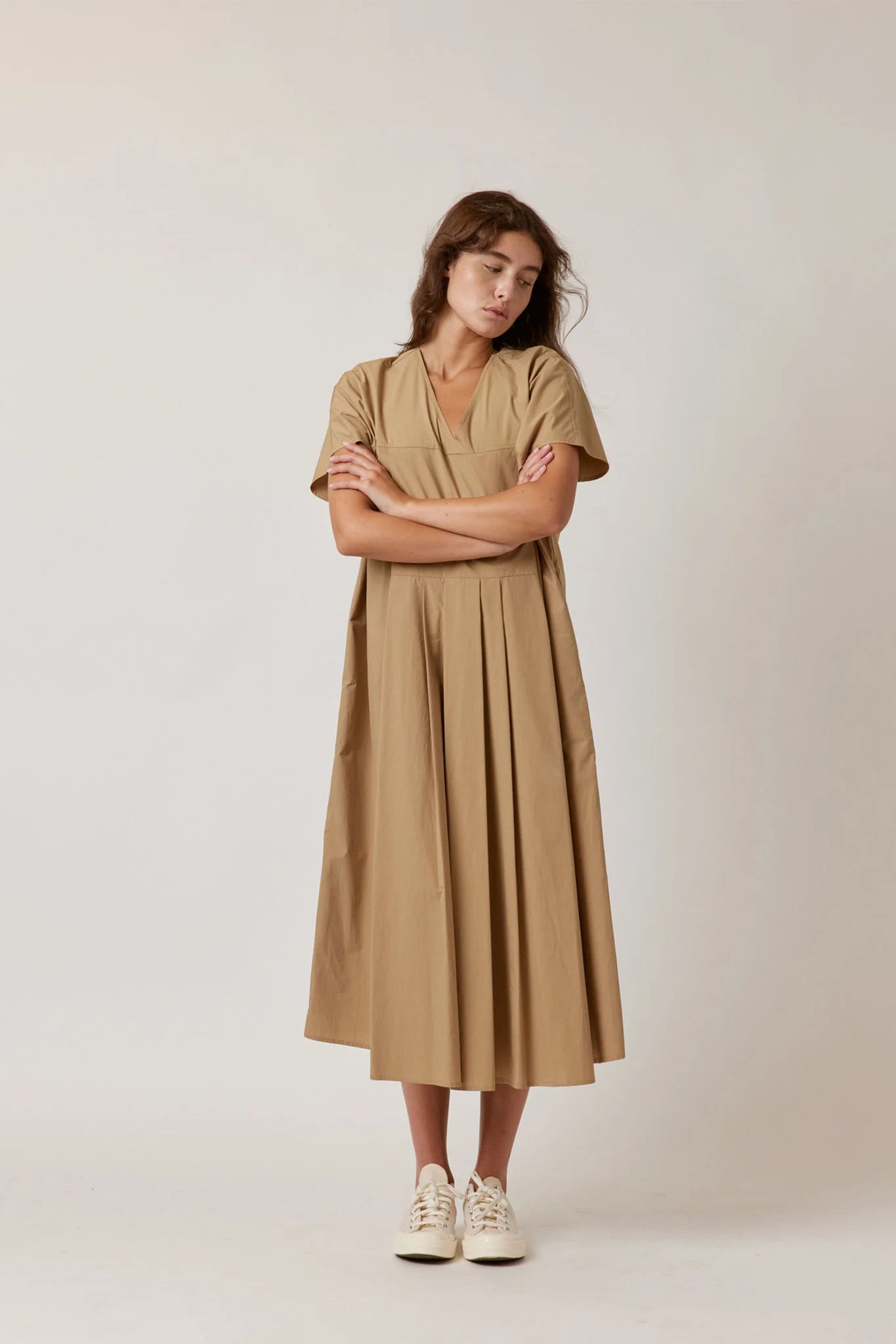 Pleated Pullover Dress | Amente