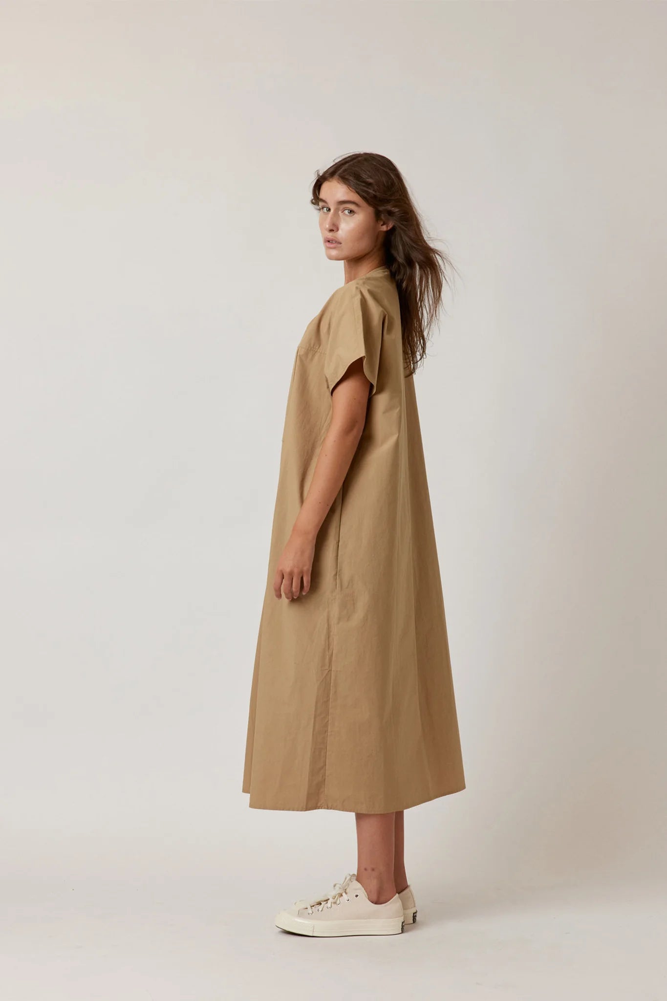 Pleated Pullover Dress | Amente