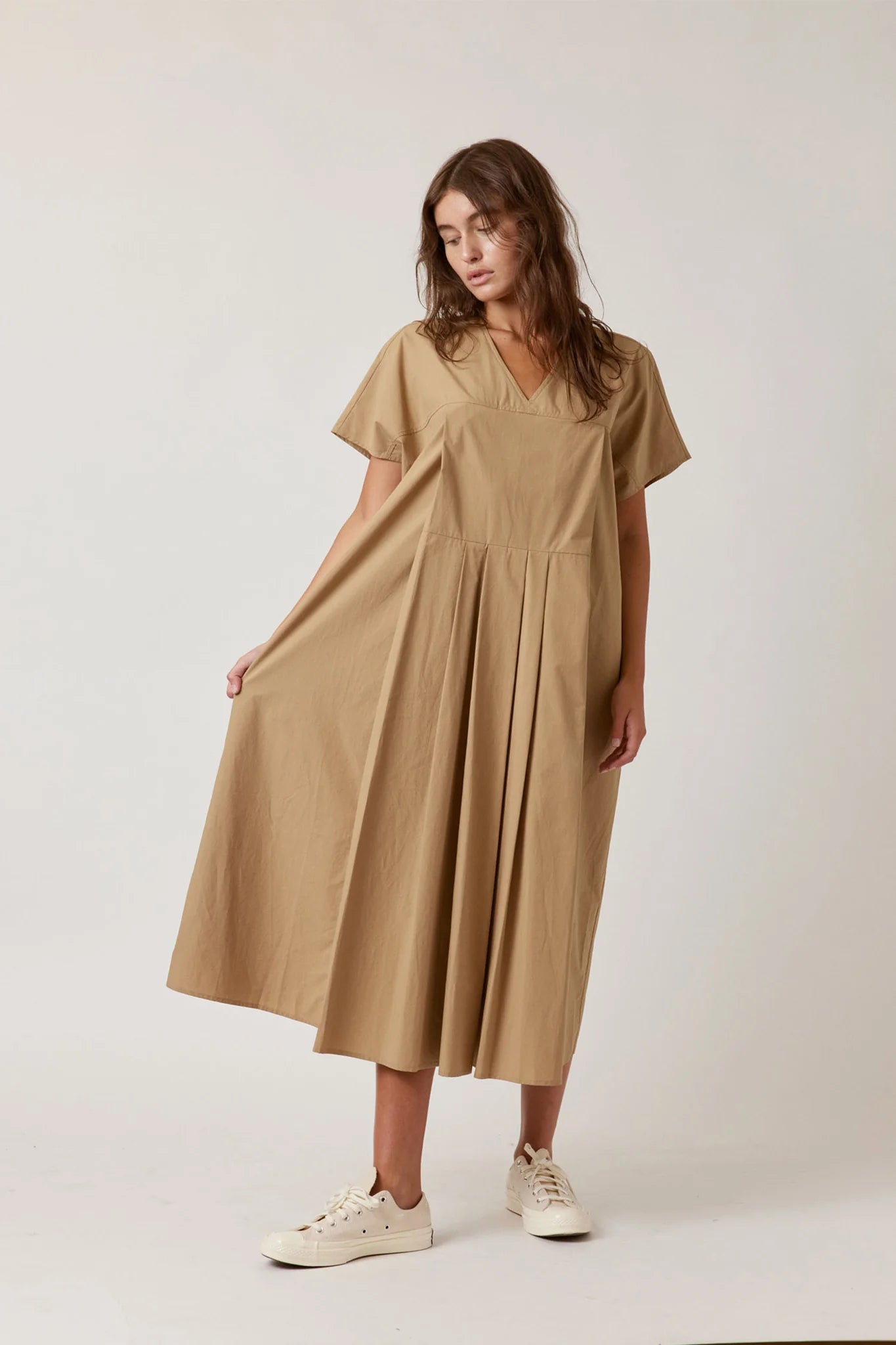 Pleated Pullover Dress | Amente