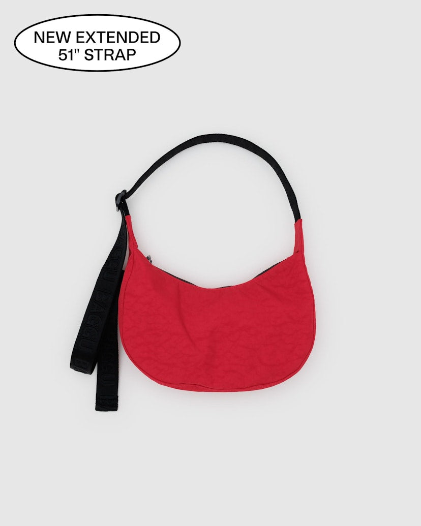 Small Nylon Crescent Bag in Candy Apple | Baggu