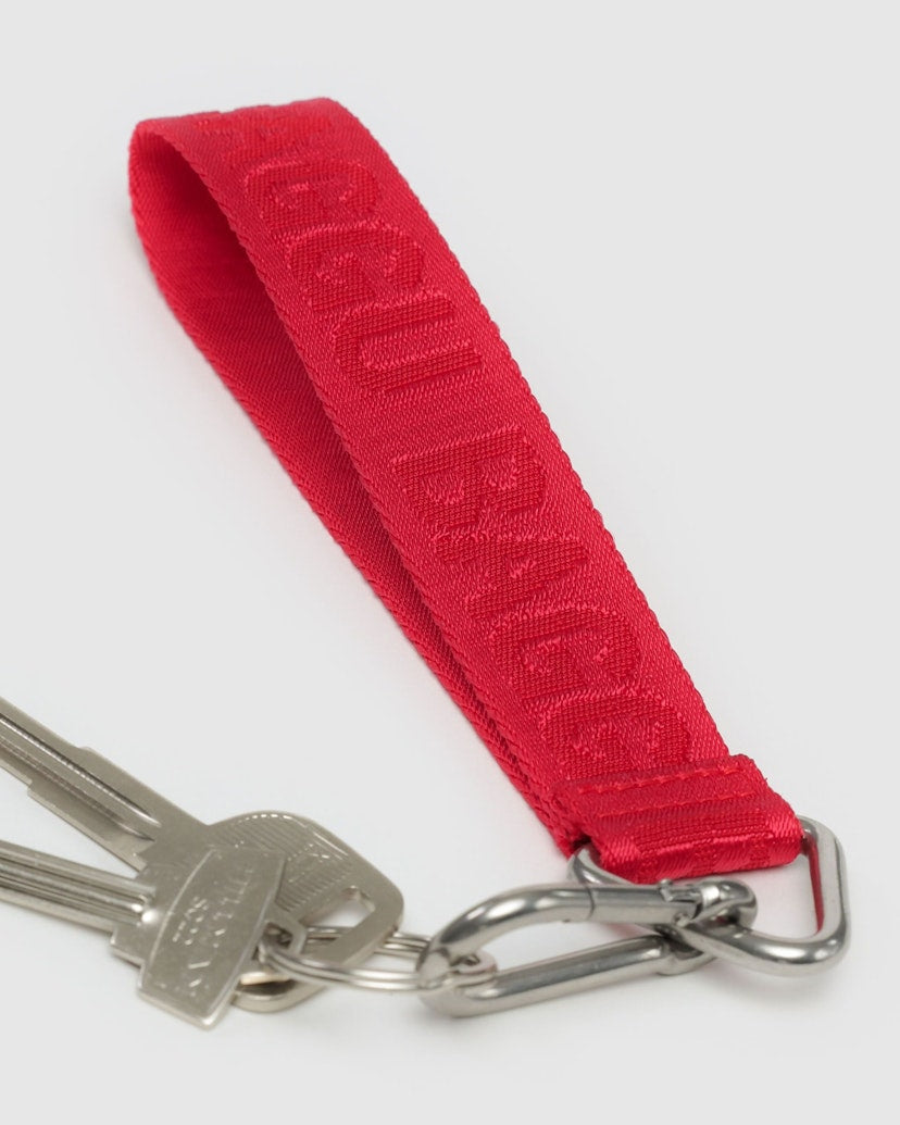 Logo Keychain in Red | Baggu