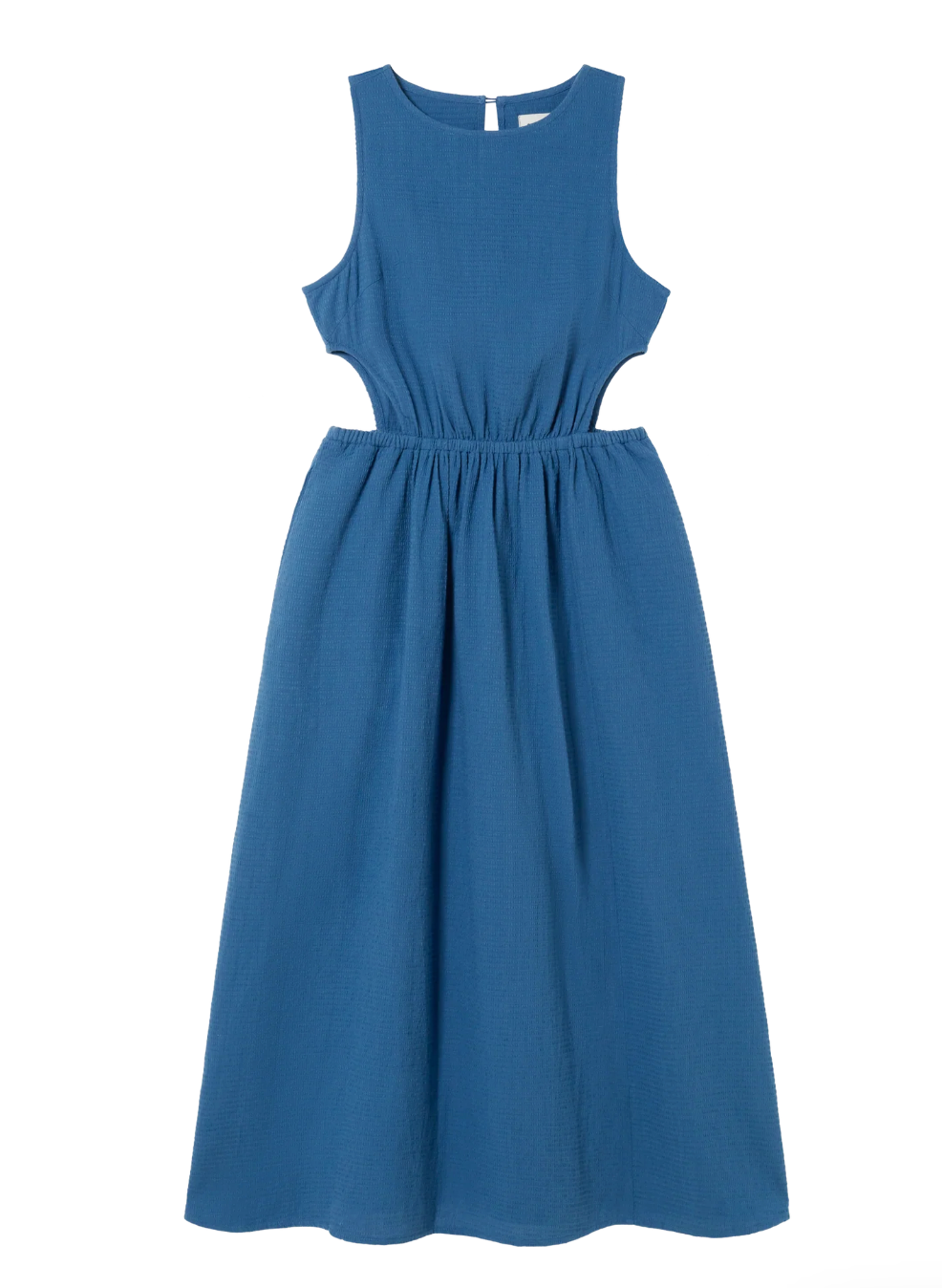 Blue Kin Cut out Dress | Thinking Mu