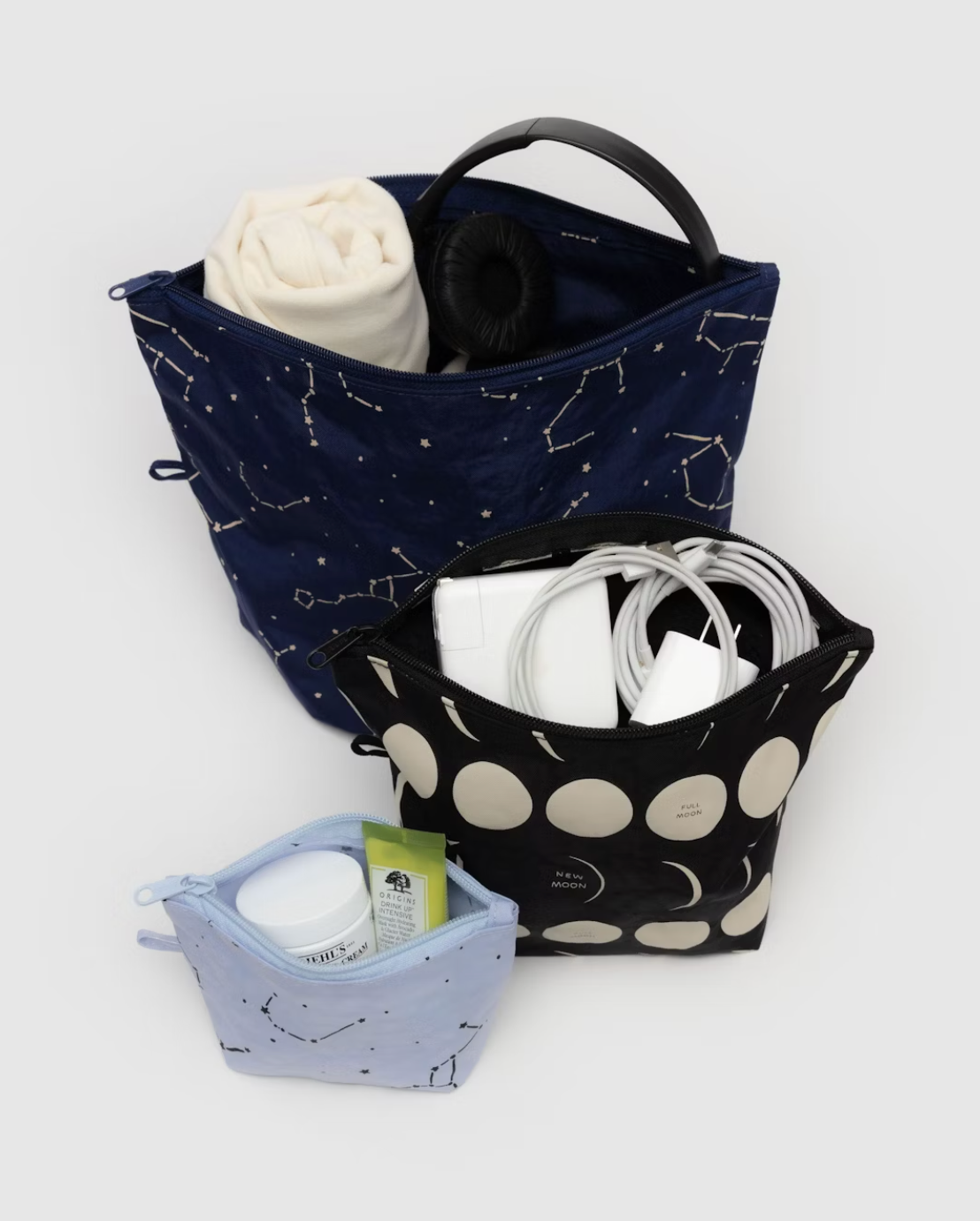 Go Pouch Set in Night Sky | Baggu