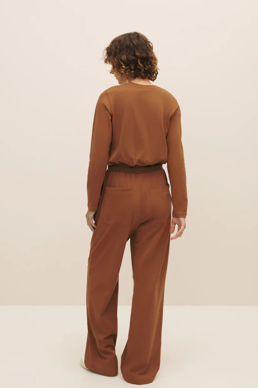 Drawcord Pant in Burnt Umber | Kowtow