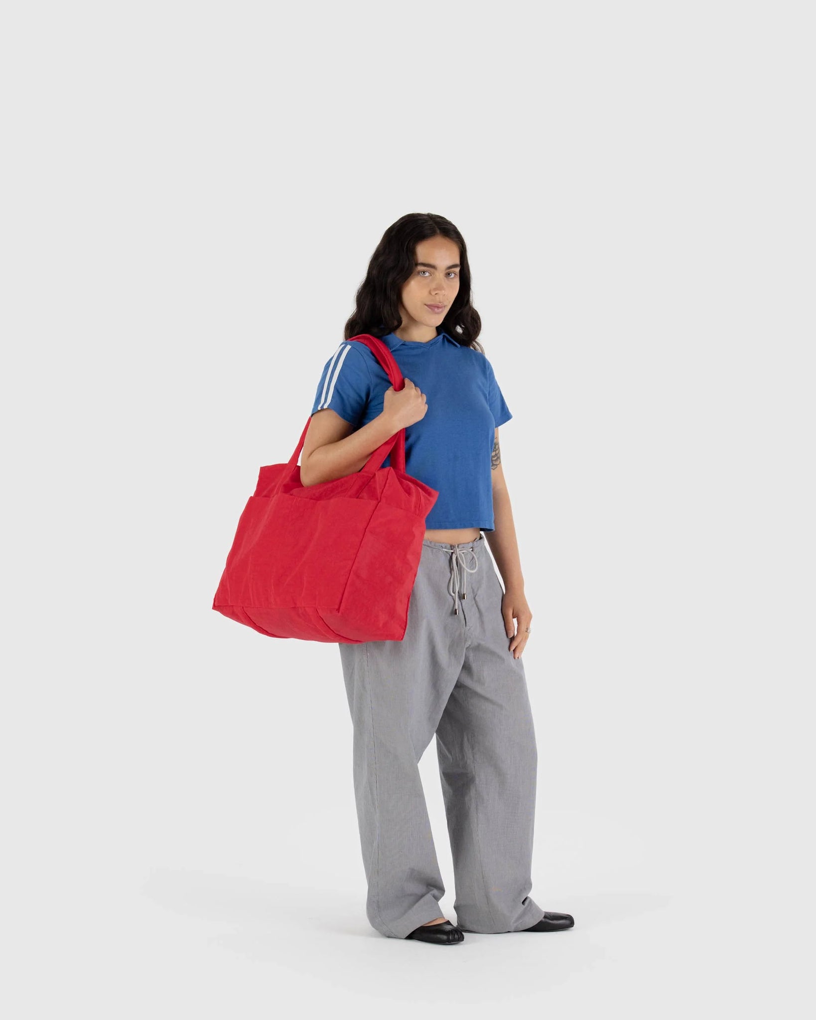 Cloud Carry On in Candy Apple Red | Baggu Fall '24