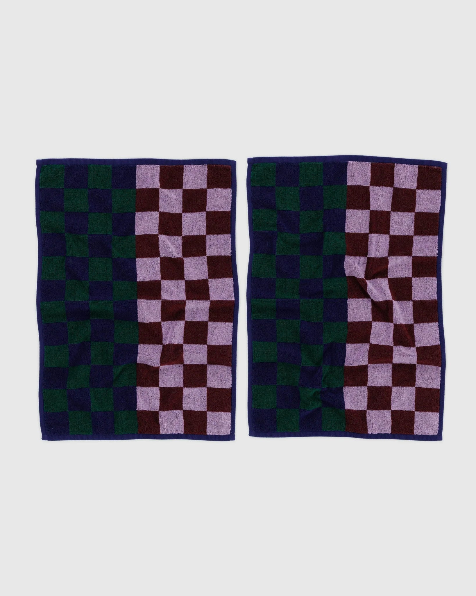 Hand Towel Set of 2: Jewel Check | Baggu Fall '24