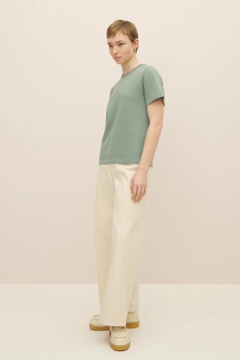 Classic Tee in Sage Marle | Kowtow